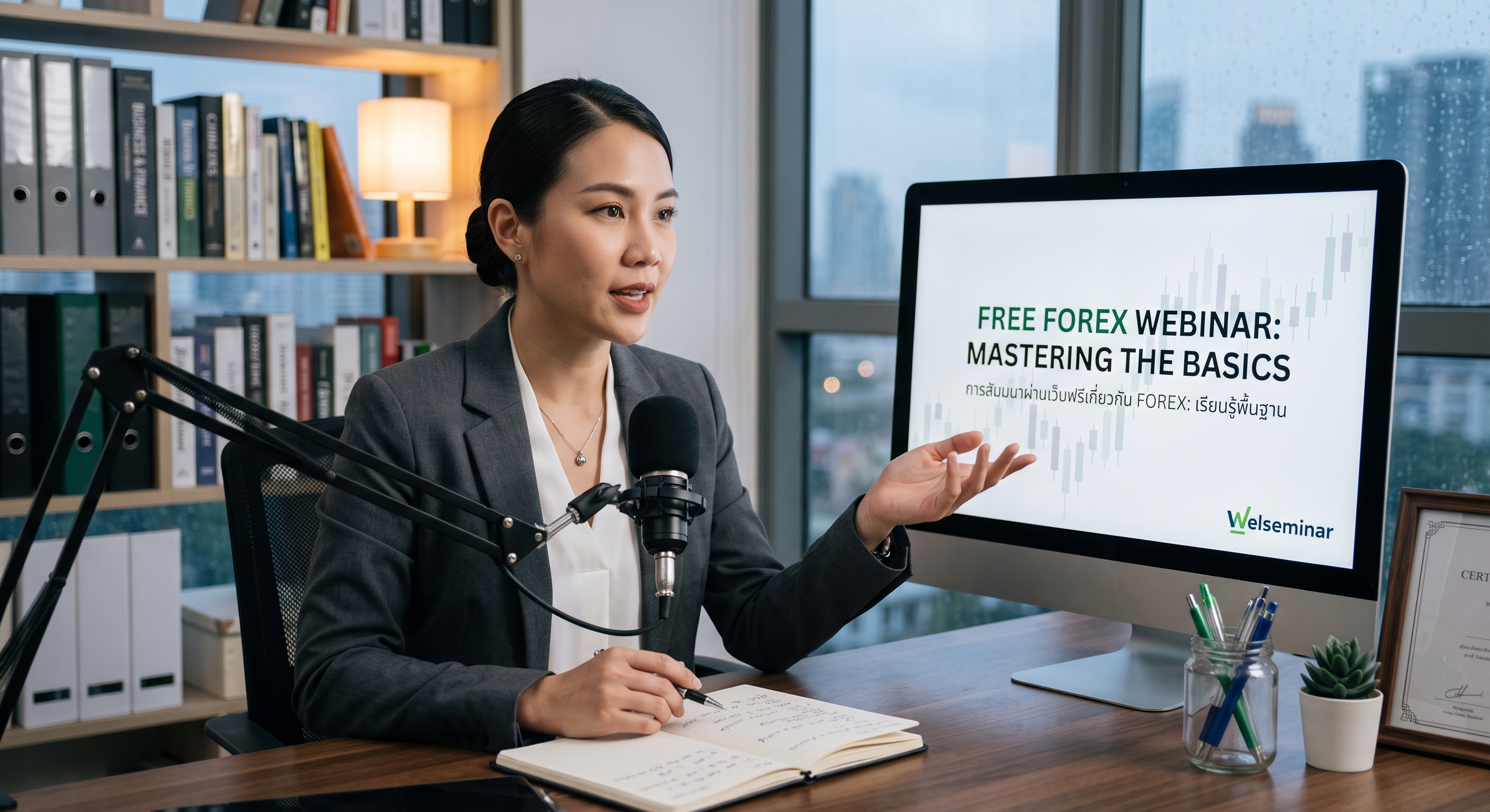 การสัมมนาผ่านเว็บฟรีเกี่ยวกับ Forex เตรียมตัวอย่างไรให้ได้ความรู้เต็มที่