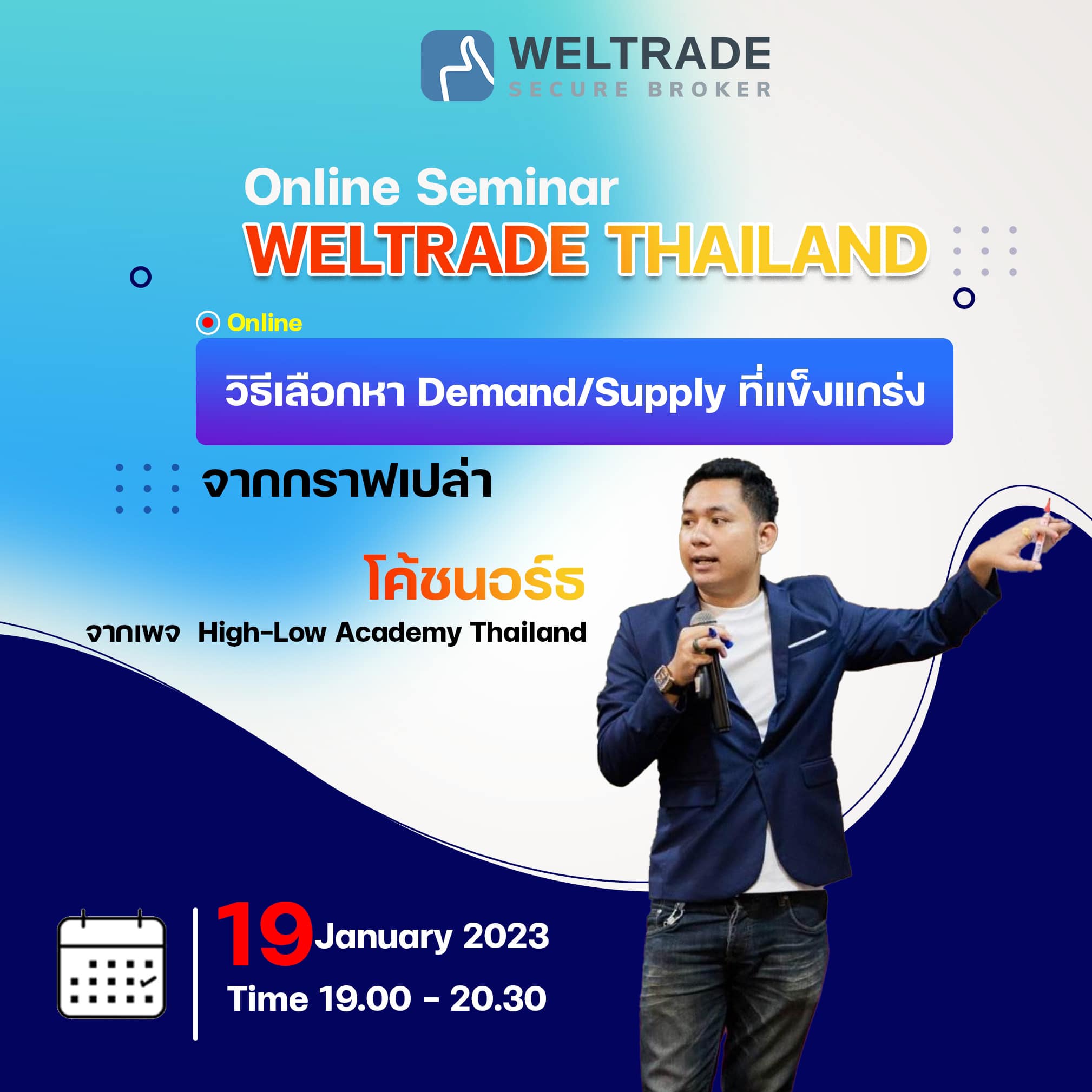 สัมมนา Forex วันที่ 19 ม.ค. 2565 วิธีเลือกหา DemandSupply ที่แข็งแกร่ง จากกราฟเปล่า