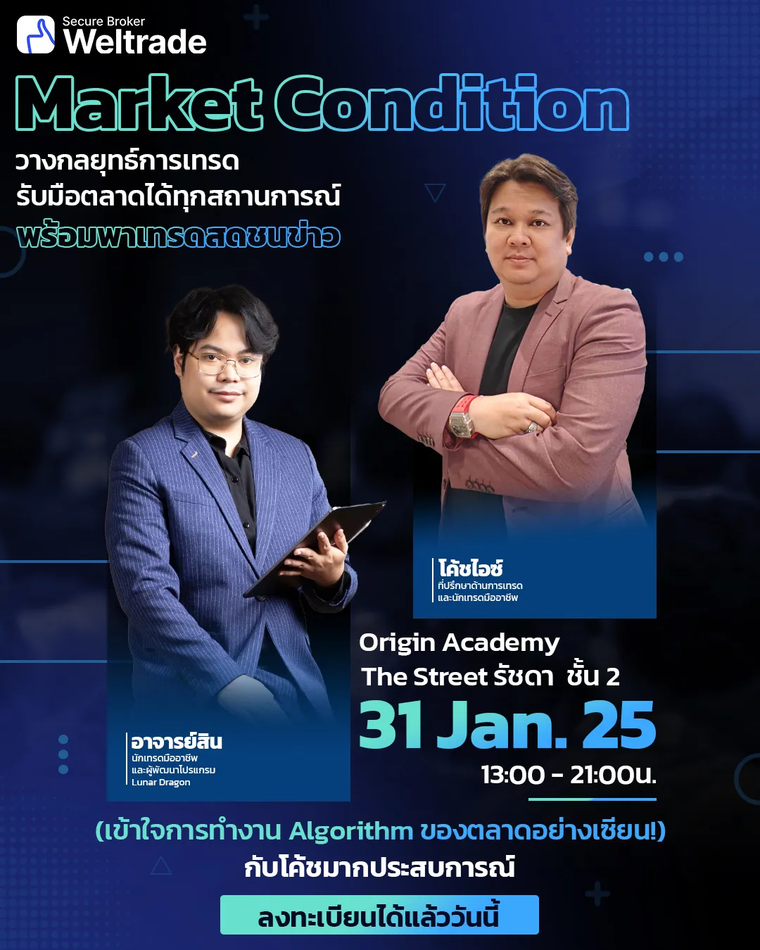 Market Condition with LIVE Trade by The Origin Academy