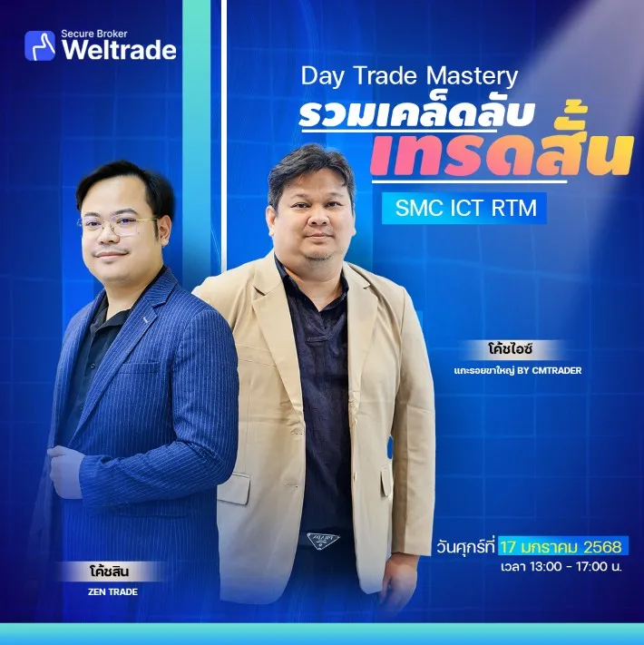 Day Trade Mastery : เคล็ดลับเทรดสั้น SMC ICT RTM,  17 January 2025